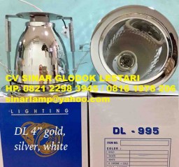 Downlight 4 inch Fitting E27 Silver